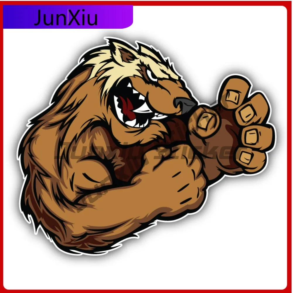 

Wolverine Badger Fighting New Best Gift Vinyl Aesthetic Window Decal Accessory Waterproof Car Laptop Bumper Auto Exterior