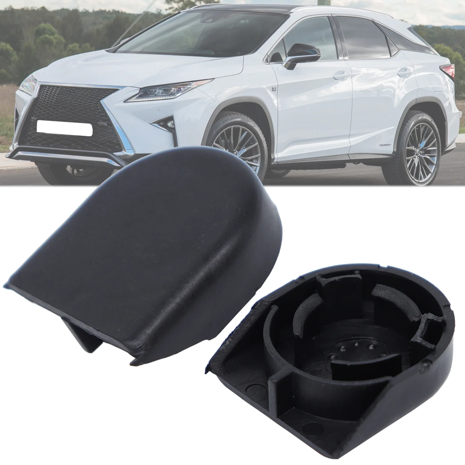 

Front Windscreen Wiper Arm Nut Cap Bolt Cover For Lexus RX270 350/450h/200t/300/350 2008 2010 2011 2012 2013 2014 2015 2016 2017