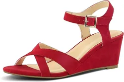 Plus Size 35-43 Shoes for Women Women Ankle Buckle Strap Wedges Comfortable Non-slip Sandals Party Evening Sandalias De Mujer