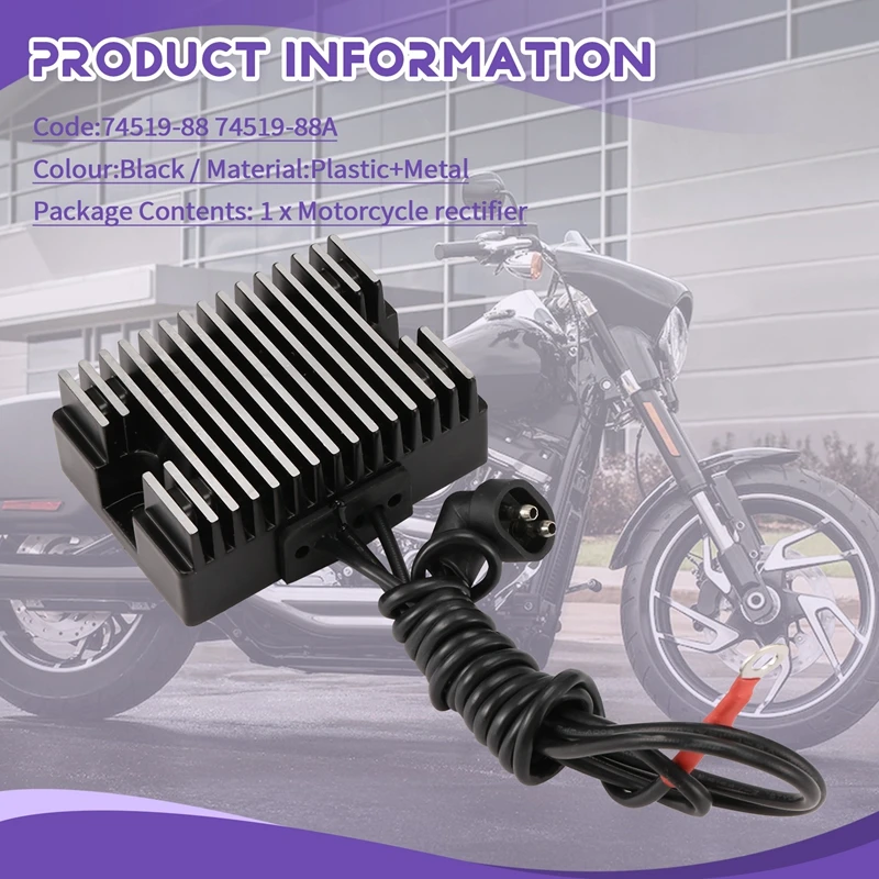 Motorcycle Voltage Regulator Rectifier For  Fxst Softail Fxsts Springer 1340Cc Wild Glide 1340Cc Super