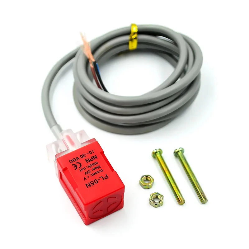 1~50Pcs Metal Proximity Switch PL-05N/2 NPN Normally Open Three Wire with a Length of Approximately 1.1 Meters