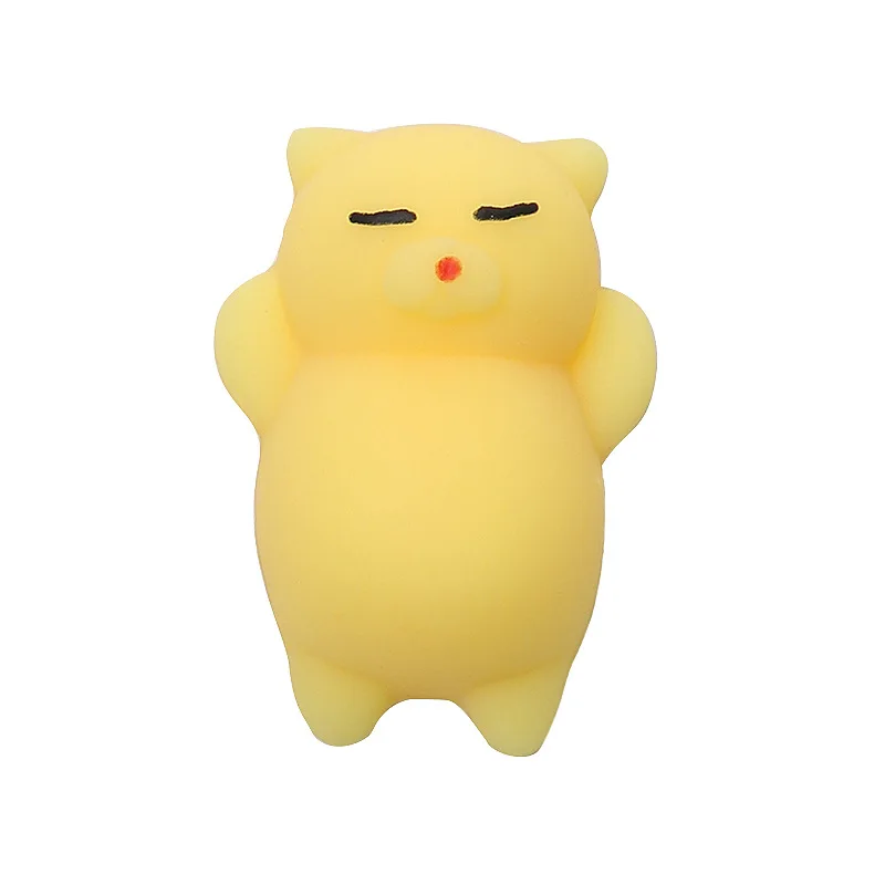 

1 Pcs Amazon's popular Squeeze Toys Yellow Cats Kitten Cute and Adorable Cat Pussycat Stress Relief Toy Pussy For Children Funny