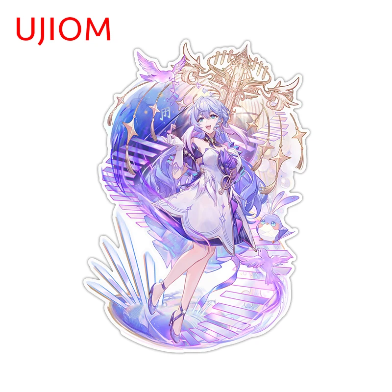 UJIOM Radiant Honkai Star Rail Robin Wall Stickers Attractive Game Girl Design Decal Creative Sunscreen Living Room Decoration