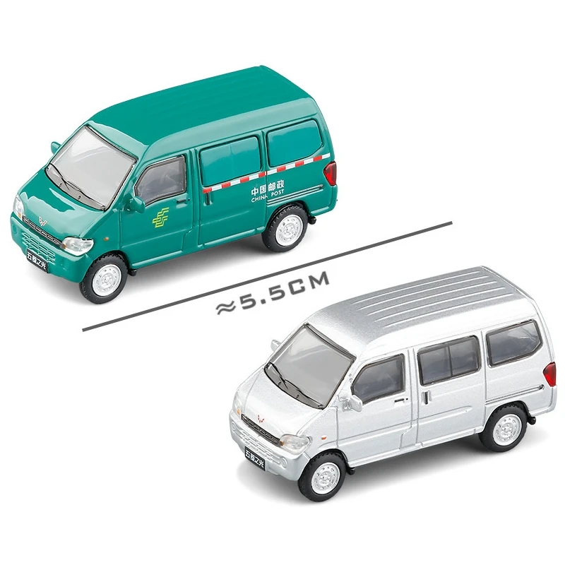 1/64 WULING Chevrolet N300 Move Van Miniature JKM 1:64 Diecast Metal Vehicle Bus Collection ruote gratuite regalo per ragazzi bambini