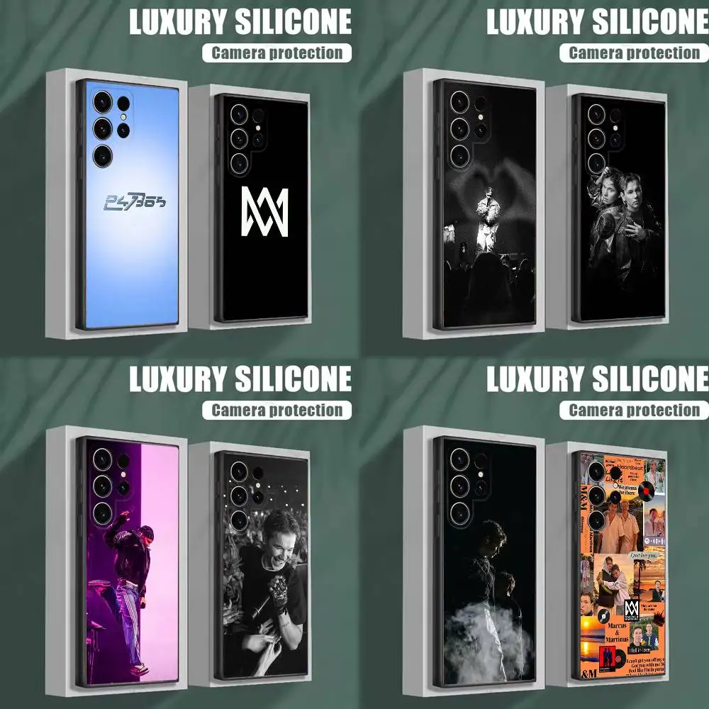 

Singer M-Marcus Martinus Phone Case For Samsung S25,S24,S23,S22,S21,S20,S10,Ultra,Plus,Lite,FE,Soft Silicone Black Cover