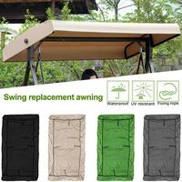 Swing Chair Cover Playground Swing Chair Top Cover Waterproof Sunshade Canopy, Waterproof Cover For Garden Patio 190x120x18cm