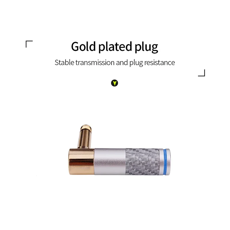 YYTCG 6.35mm Mono Plug Speaker Connectors 90 Degree Audio Adapter 6.5 mm Connector Solder Male For Mixer Microphone Guitar