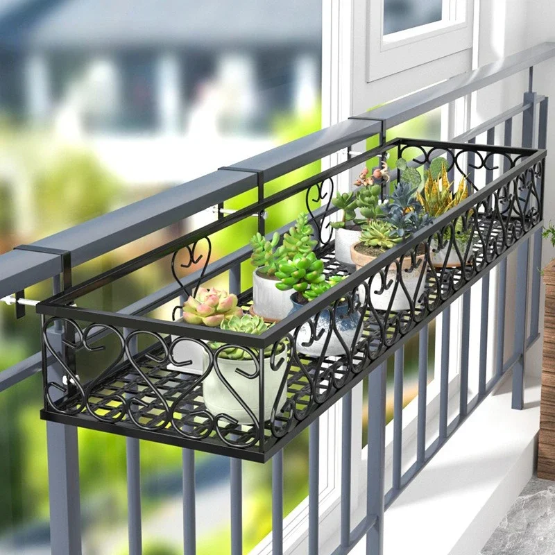 Flower stands, storage racks, balconies, window sills, wider artifacts, wrought iron flower pot brackets, guardrails, hanging fl