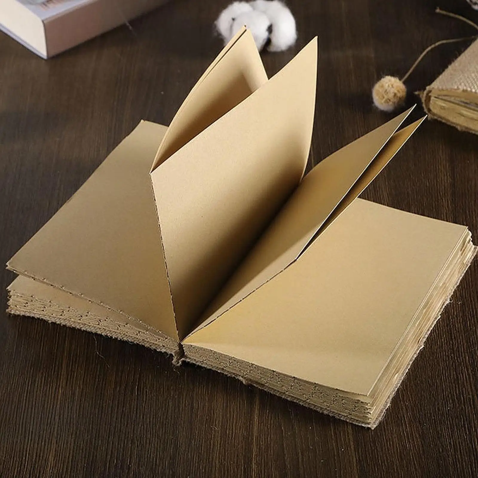 Carnet de voyage en papier kraft, carnet de notes pour l'école et le bureau, usage quotidien