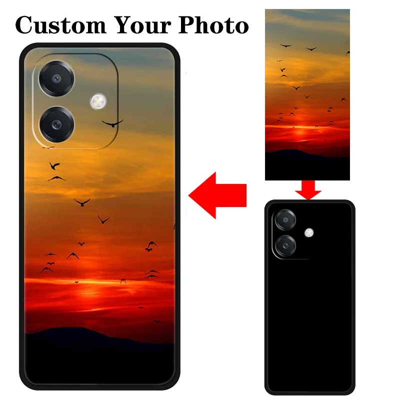 Customized DIY Soft Silicone TPU Phone Case For OPPO A40 4G A3X A3 A60 A5X A2X A5 A5i A5m A60 Cover Oppo Reno 12 Pro 14F Case