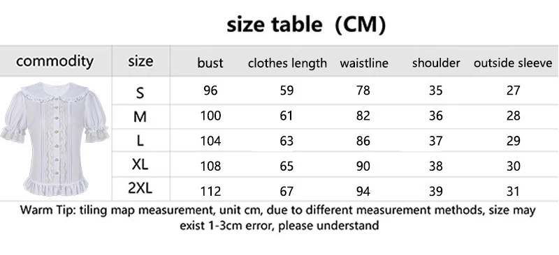 Nova blusa lolita feminina manga curta renda guarnição japonês único breasted doce topo y2k estética babados blusas soltas