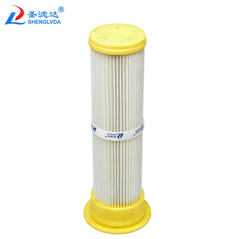 Folded Bag Dust Removal Filter Element Perforated Polyester Fiber Filter Cartridge