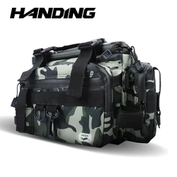 HANDING Multifunction Fishing Bags Waterproof Outdoors Bags Large Capacity Fishing Tackle for Fishing Hiking Hunting Camping