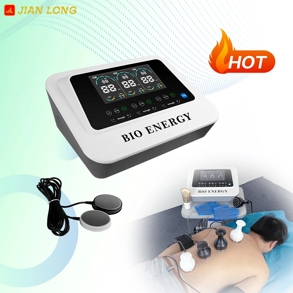 DDS Bio Electric Body Massager Physiotherapy Instrument Bioenergy Massage Machine Bioelectric Meridian Dredge Pulse Pain Relief