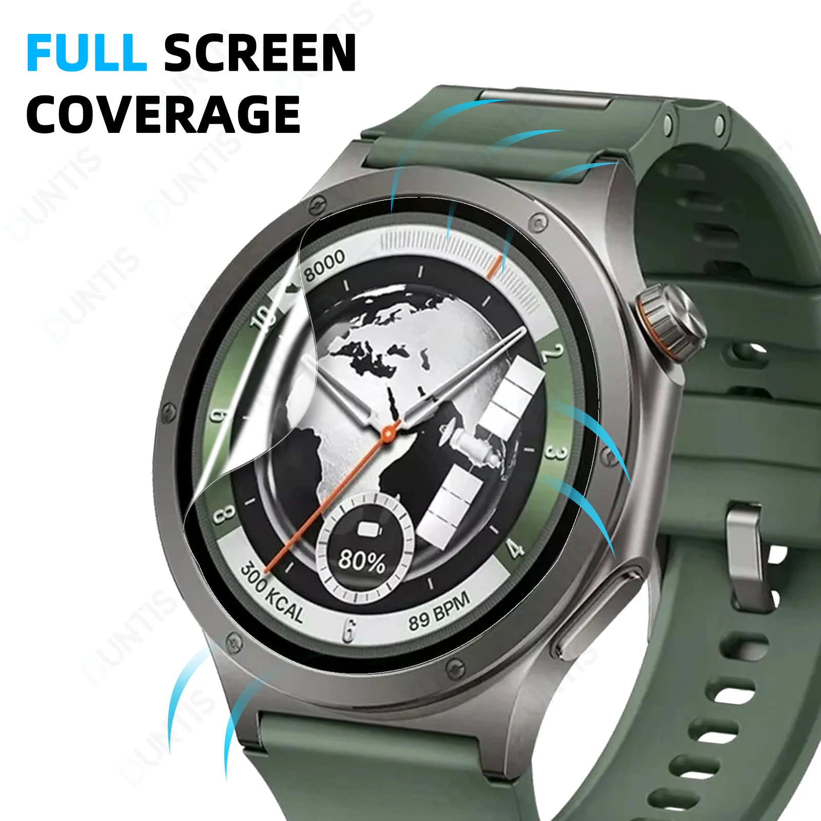 3D Screen Protector for OnePlus Watch 4 Flexible Hydrogel HD Clear Full Coverage Protection Film Accessories (Not Glass)