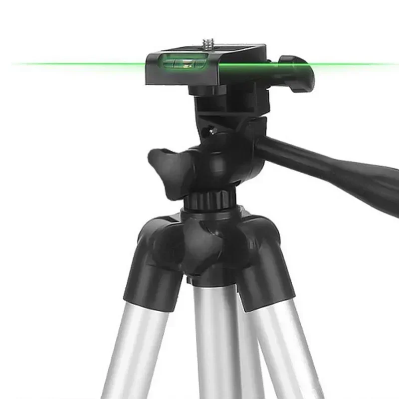 Tripod Video Universal untuk Ponsel dengan Penyangga Ponsel, Penjepit untuk Rekaman Video dan Fotografi, Tripod Ringan