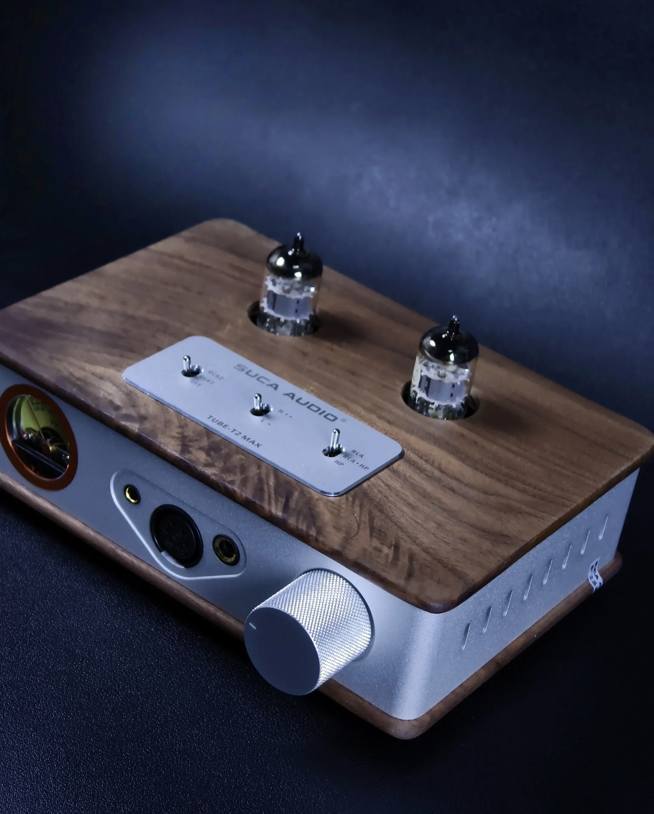 

Audione SUCA AUDIO T2 MAX bile amp desktop antique tube balanced headphone amplifier bile amp fever level amplifier preamp