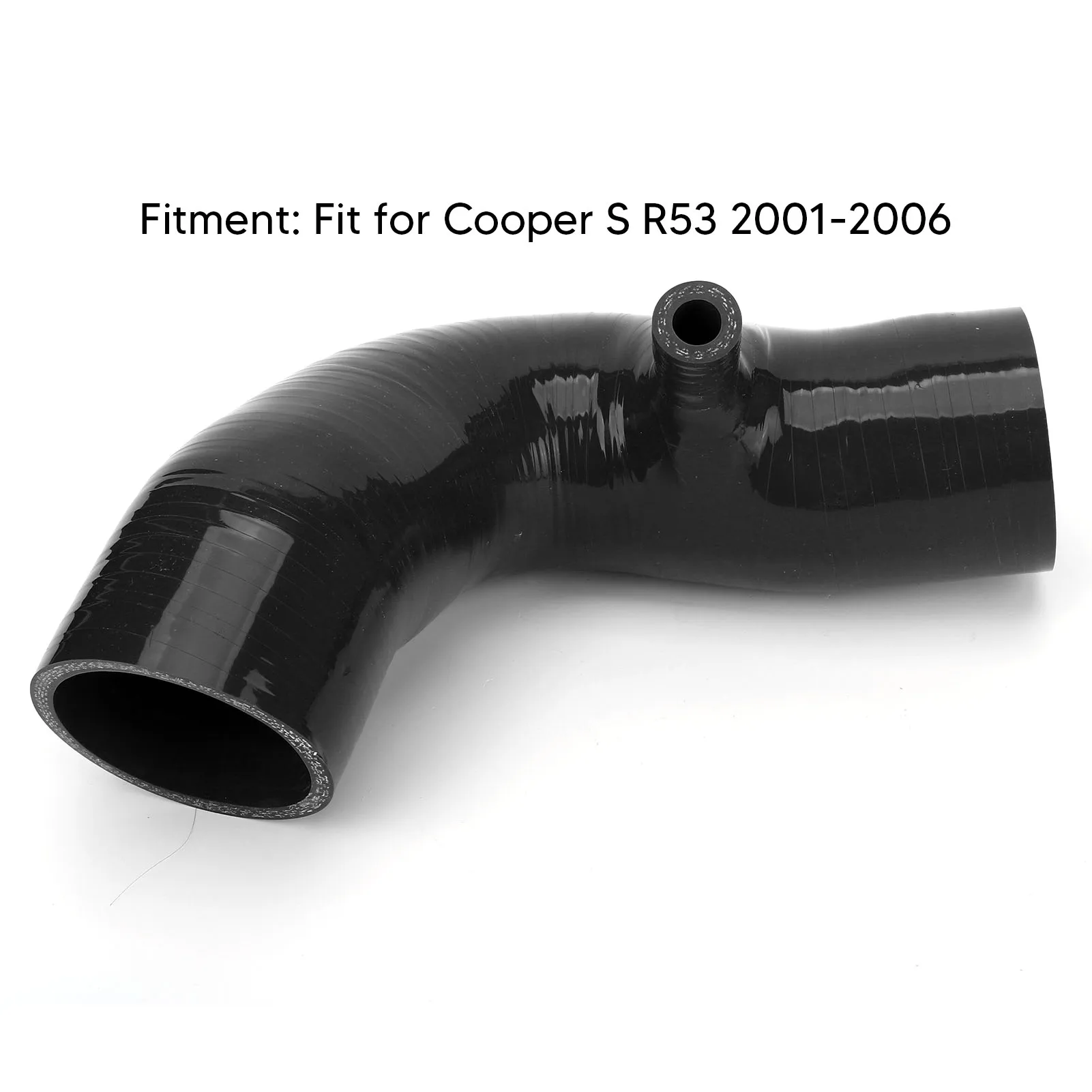 Silicone Intake Hose Pipe Improved Airflow Replacement For Mini Cooper S R53 2001-2006