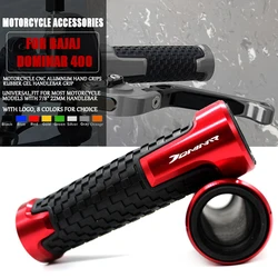 새로운 디자인 7/8 ''22mm 오토바이 손잡이 미끄럼 방지 핸들 끝 그립 바 Bajaj Dominar 400 용 핸드 핸들 바