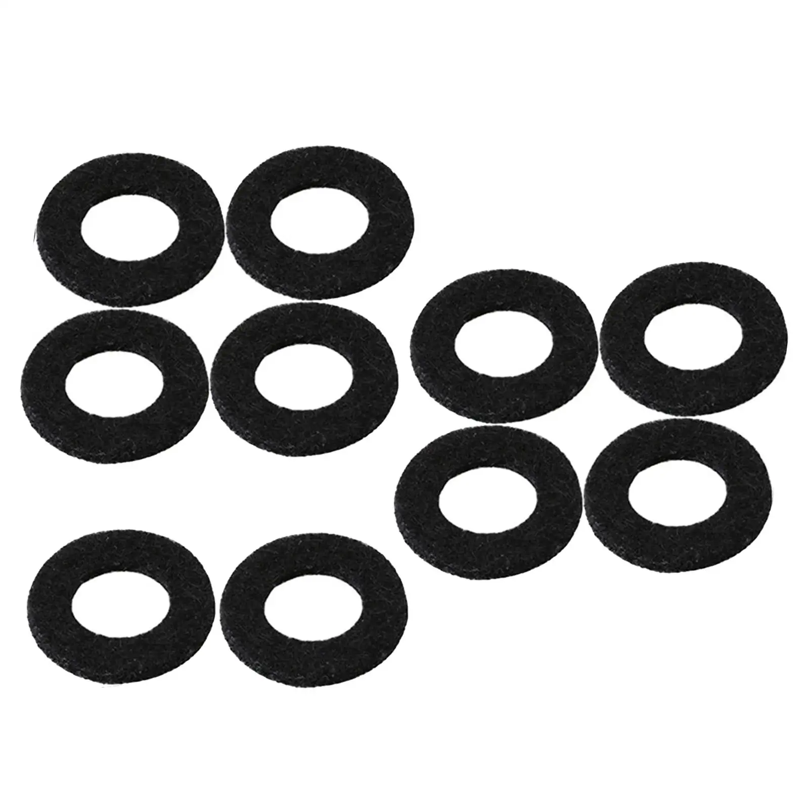 10x Felt Washer Pad Fittings Repair Tool Durable Universal Replacement Part Set Lightweight for Trumpet Trombone Cornet