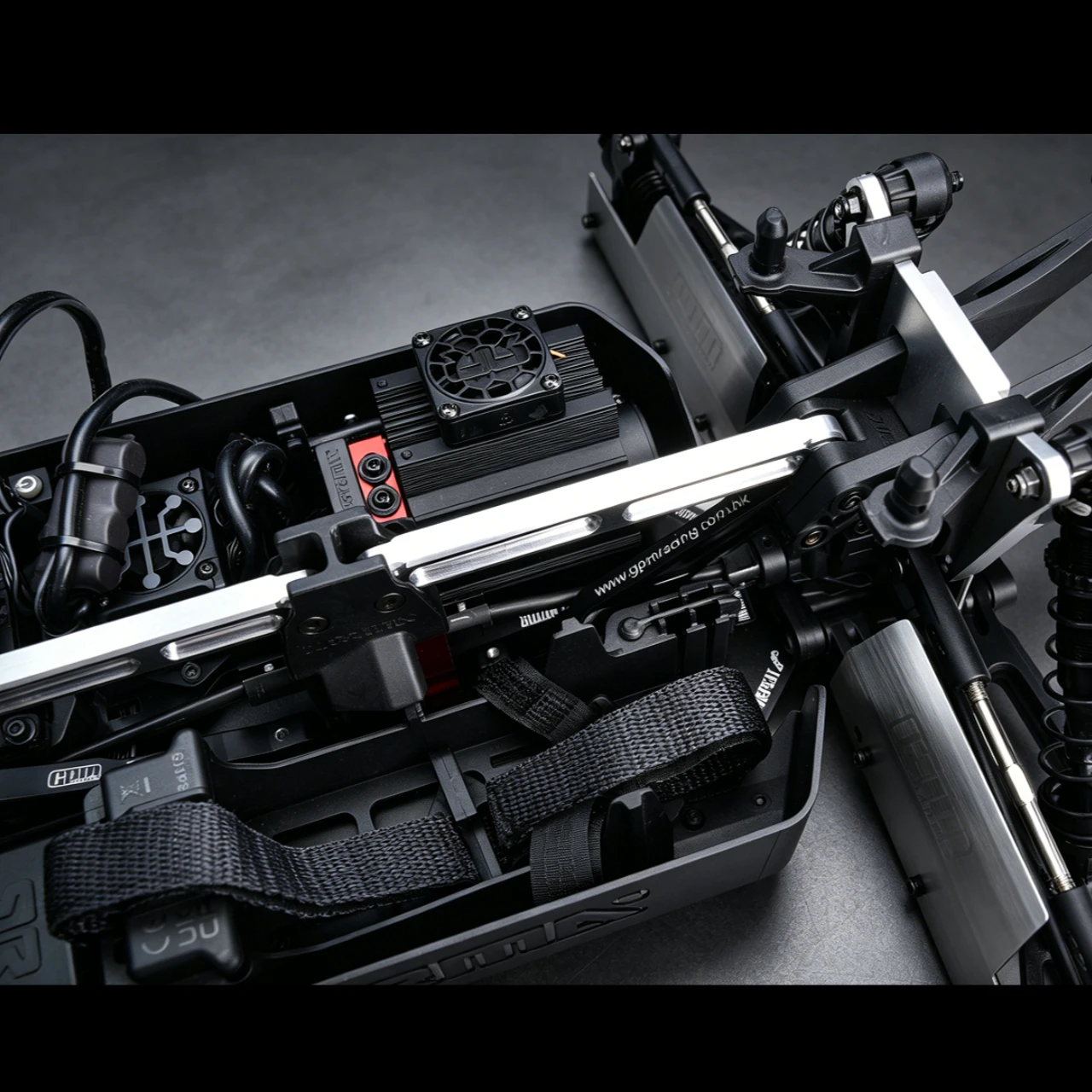 GPM 7075 Alloy Front&Rear Chassis Brace ARRMA 1/8 Notorious V6/V5, Typhon, TLR, Outcast 6S