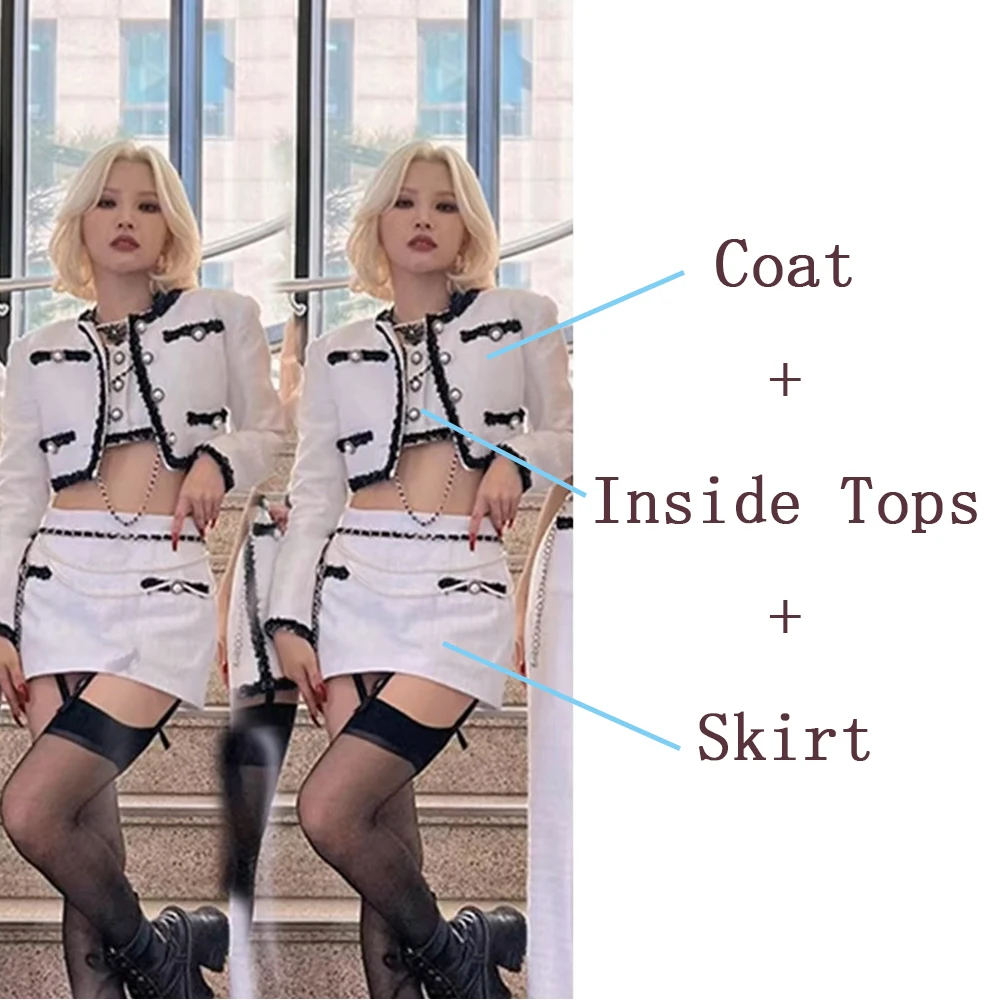 2025 traje de baile de Jazz para adultos, ropa para el escenario de bailarina y cantante, conjunto Kpop Hip Pop, trajes de concierto, ropa de baile en línea yj540