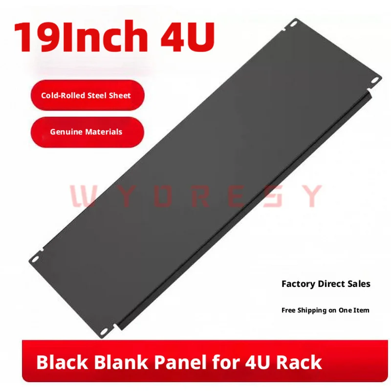 Rack Blank Panel For Generic (19Inch 3U 4U) Tough Metal Sheet Blocks External Dust Particles Forming Enclosed Air Channels Prote