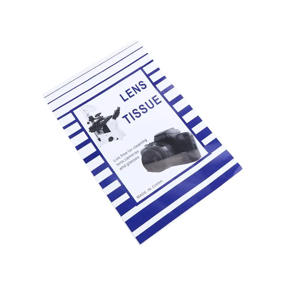 

For Screen Dust-free White Camera Cleaning Kit Lens Cleaning Paper Camera Lens Tissue Wipes Booklet Camera Filter Tissue