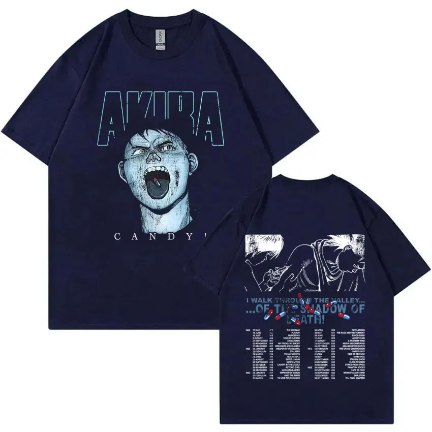 Japanese Science Fiction Cartoon Movie Anime Akira Shima Tetsuo Print T Shirt Men Fashion Casual T-shirt Male Vintage Streetwear - Image 5