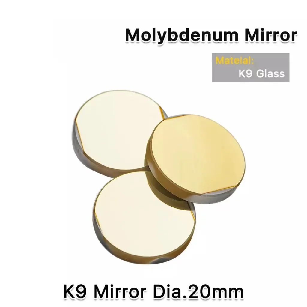 

Diameter 20mm K9 CO2 laser reflection mirror glassmaterial with golden coating for laser engraver cutting Machine