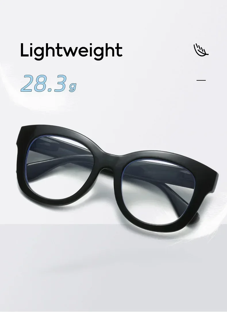 Retro und modische Damen-Lesebrillen und Hyperopie-Brillen mit hochauflösenden, blaulichtfilternden Gläsern, unisex – Detail 5
