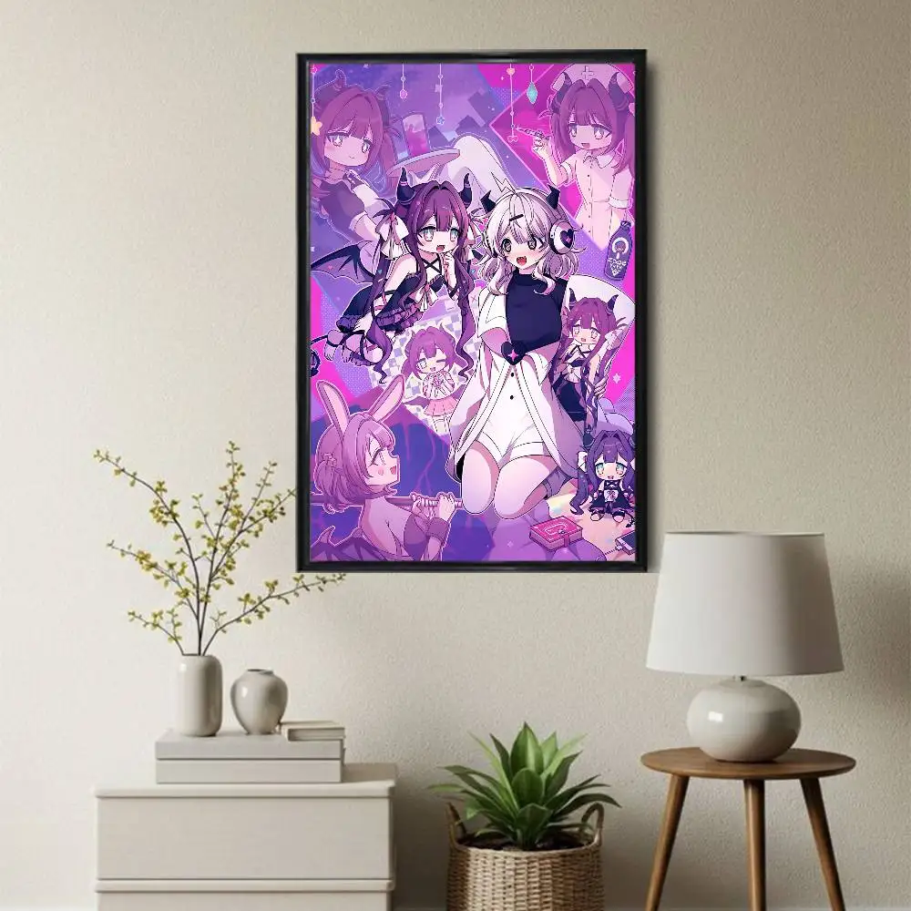 game Yunyun Syndrome Rhythm Psychosis Wall Art Anime Canvas Painting Poster For Living Room Decoration Picture Home Decor