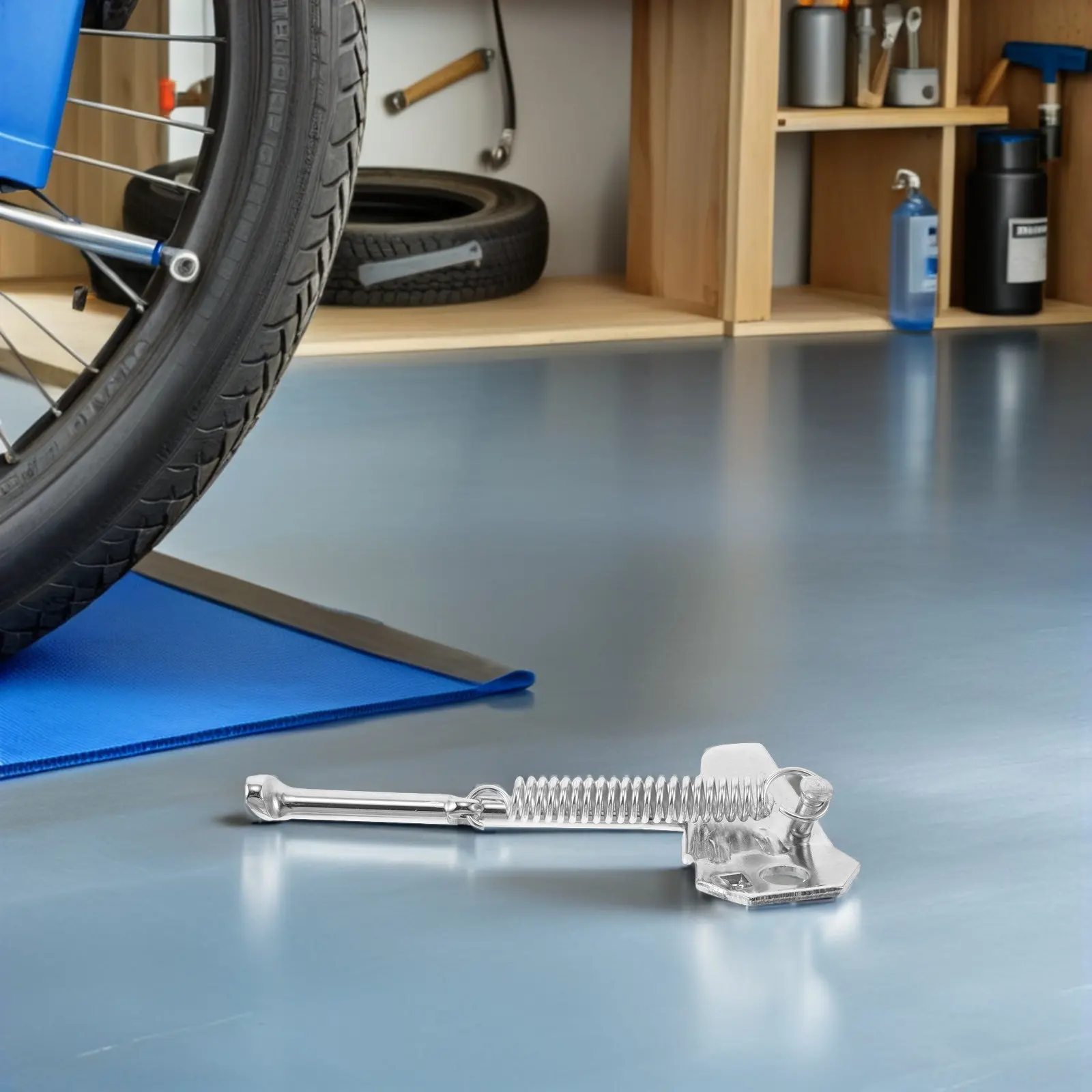 

Heavy Duty Aluminum Alloy Foldable Bike Kickstand for 14 Inch Folding Bikes Non-Slip Rear Side Stand Urban Commuting Parking