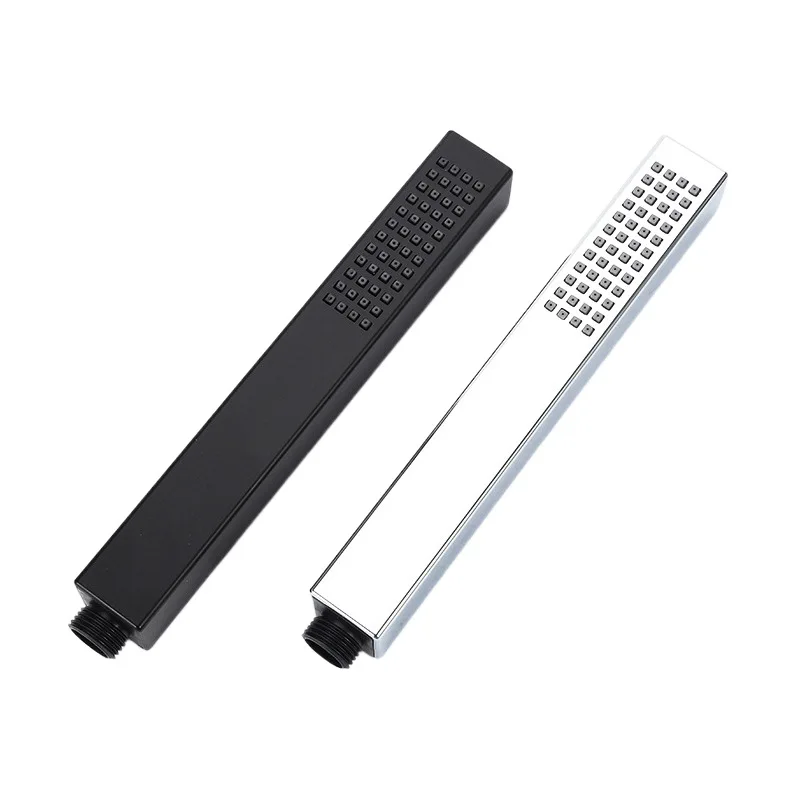 Square Handheld Shower Head Single Function Universal Water-saving Sprinkler High Pressure Shower Sprayer for Bathroom