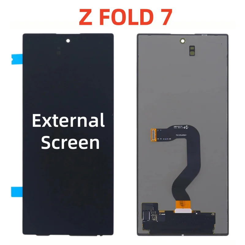 AMOLED For Samsung Galaxy Z Fold 7 External Screen Original OLED Screen Replacement Parts For Z Fold 7 Small Screen
