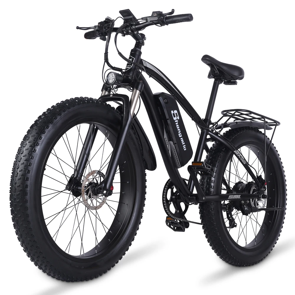 

MX02S 26 Inch Electric Bike 1000W Mountain Bike Snow Bike 48V17Ah Lithium Battery 4.0 Fat Tire Hydraulic Disc Brake