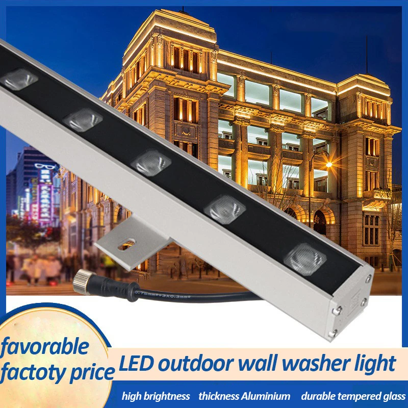 

Waterproof Led RGBW Wall Washer Light IP65 18w 4in1 Outdoor Wall Washer for High Rise Building 5