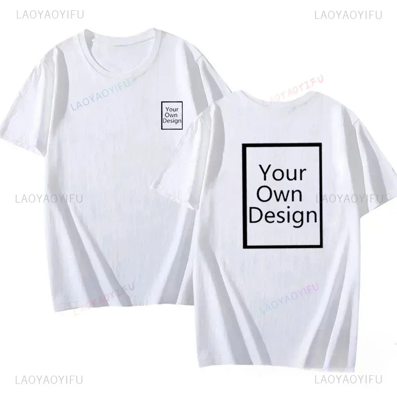 Custom 100%cotton Customized Printed Short-sleev T Shirt Men Women Tops Tees DIY Your Like Photo or Logo Cotton T-shirt