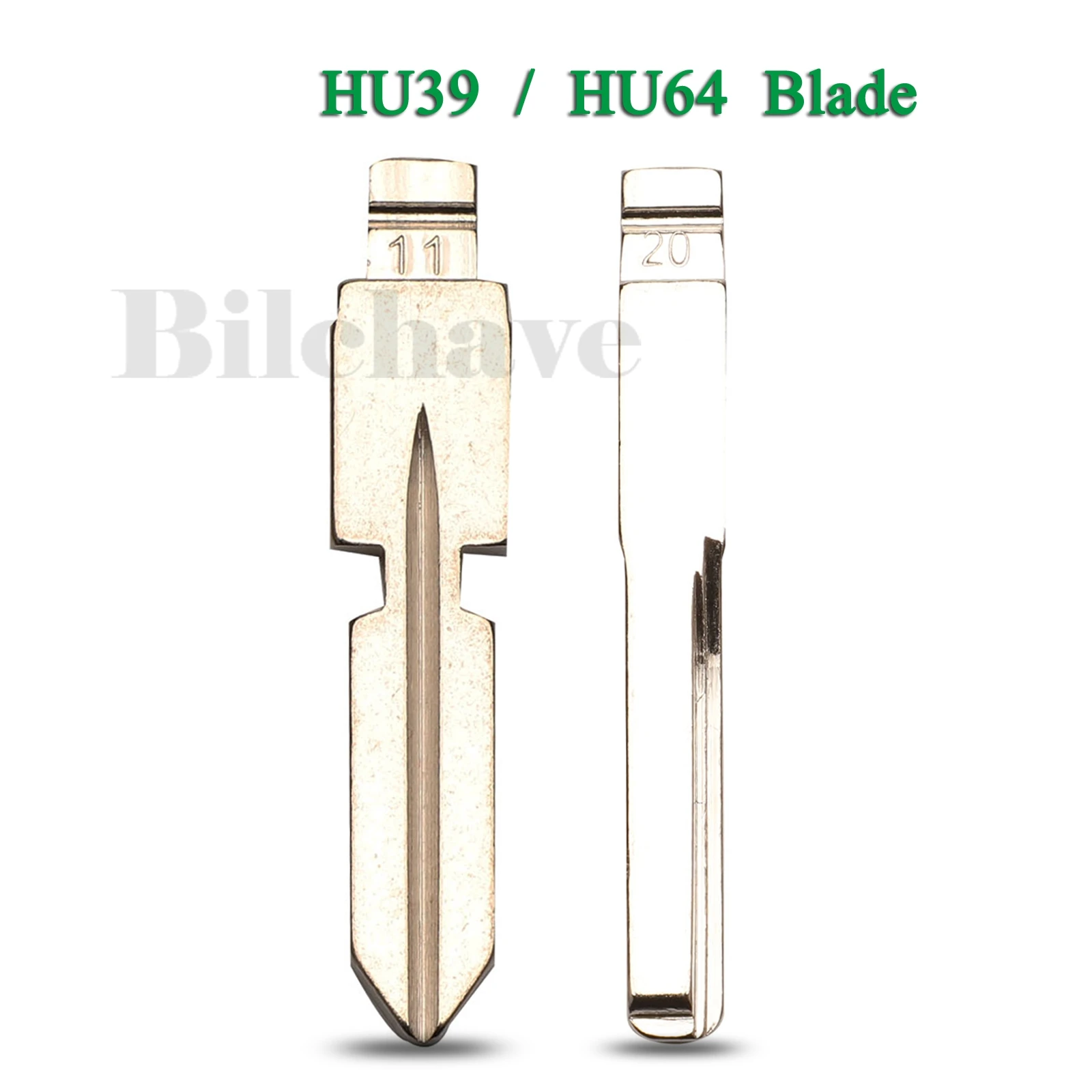 jingyuqin Flip Folding Remote Car Key Blade Blank Fob For Mercedes-Benz E Class Uncut HU64 HU39 Key Blade Replacement