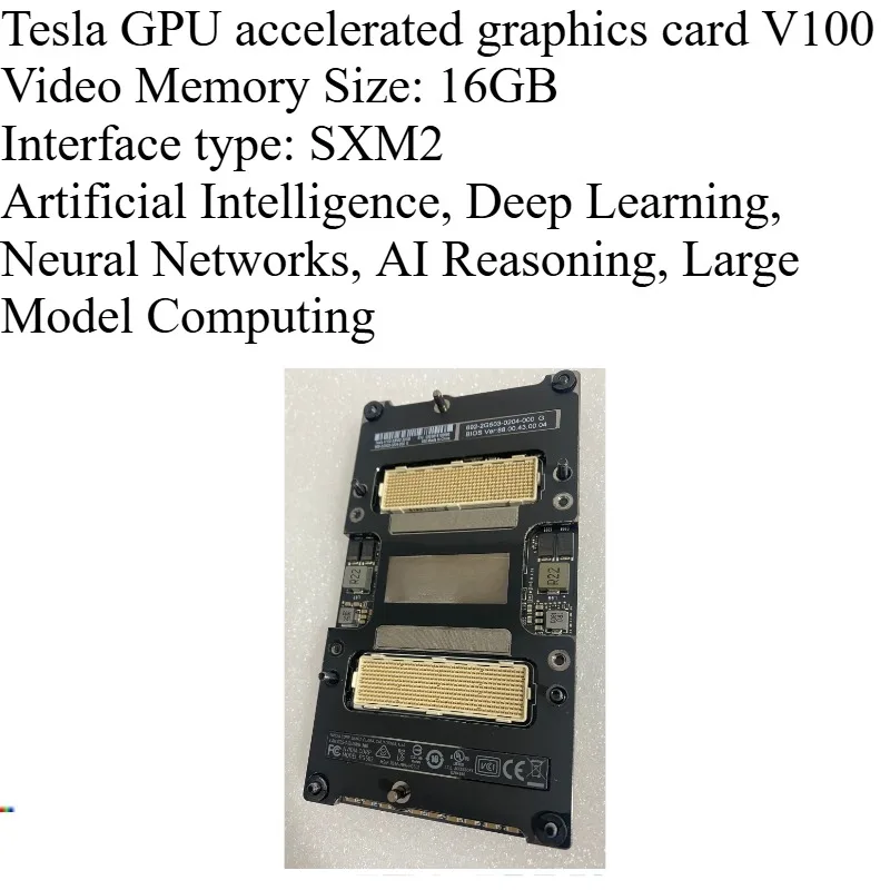 Original Demontierte Tesla V100 32G 16G Deep-Learning-GPU-Grafikkarte SXM2 Workstation
