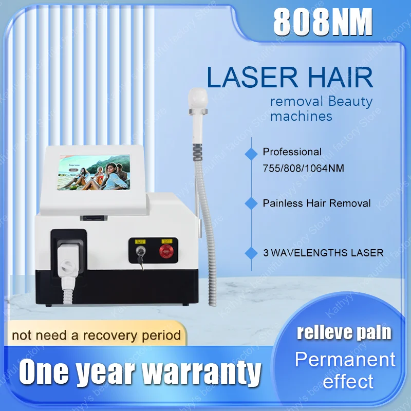 

2024 Factory Price 2000W Ice Platinum Diode Laser Epilator 755 808 1064 Facial Painless Hair Removal Machine 3 Waves