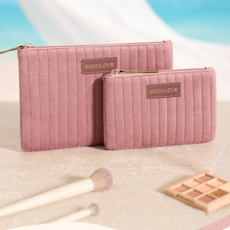 S/L Handheld Makeup Bag Autumn/Winter Travel Wash Bag High Beauty Portable Wallet Coin Purse Inner Bag Travel Accessories