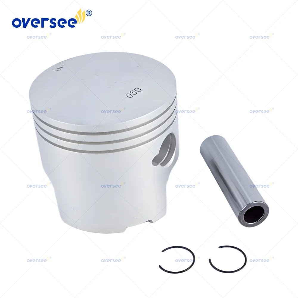 

3B7-00004-2 Поршень +050 для подвесного двигателя Tohatsu M60 70 90 л.с., 2-3 цилиндры, 0,5 O/S