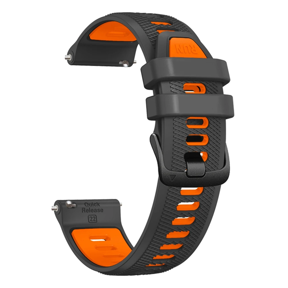 Universele 22mm Sport Siliconen Band Voor Garmin Forerunner 265 255 Muziek band Voor Vivoactive 4/Venu 2 45 MM Armband Horlogeband