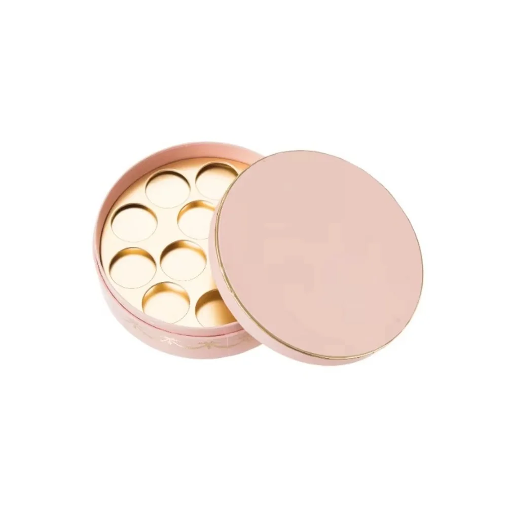 

Custom Luxury Round Gift Box｜Premium Macaron Chocolate Candy Box｜Elegant Coffret Cadeau Packaging