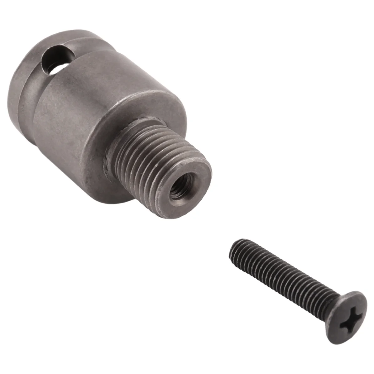 1/2inch Drill Chuck Adaptor For Impact Wrench Conversion 1/2-20Unf With 1 Pc Screw