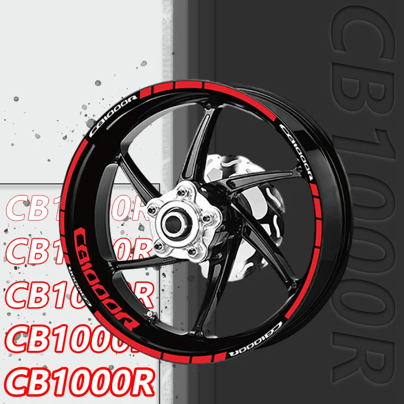 

NEW For Honda CB650R CB1000R CB 650R 1000R Motorcycle Wheel Stickers Rims Stripe Decal Reflective Hub Tire Rim Streak Stickers