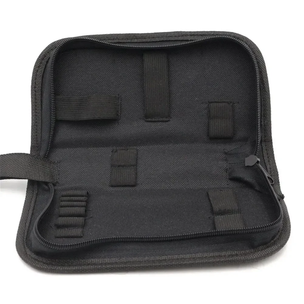 

Toolkit Storage Handbag Oxford Cloth Toolkit Bag Indoor Tool Black Handbag Toolkit Bag 24*20.5cm Bag Hardware Kit