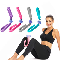 Home Fitness Equipment PVC Leg Thigh Exercisers Gym Sports Thigh Master Leg Muscle Arm Chest Waist Exerciser Workout Machine Gym