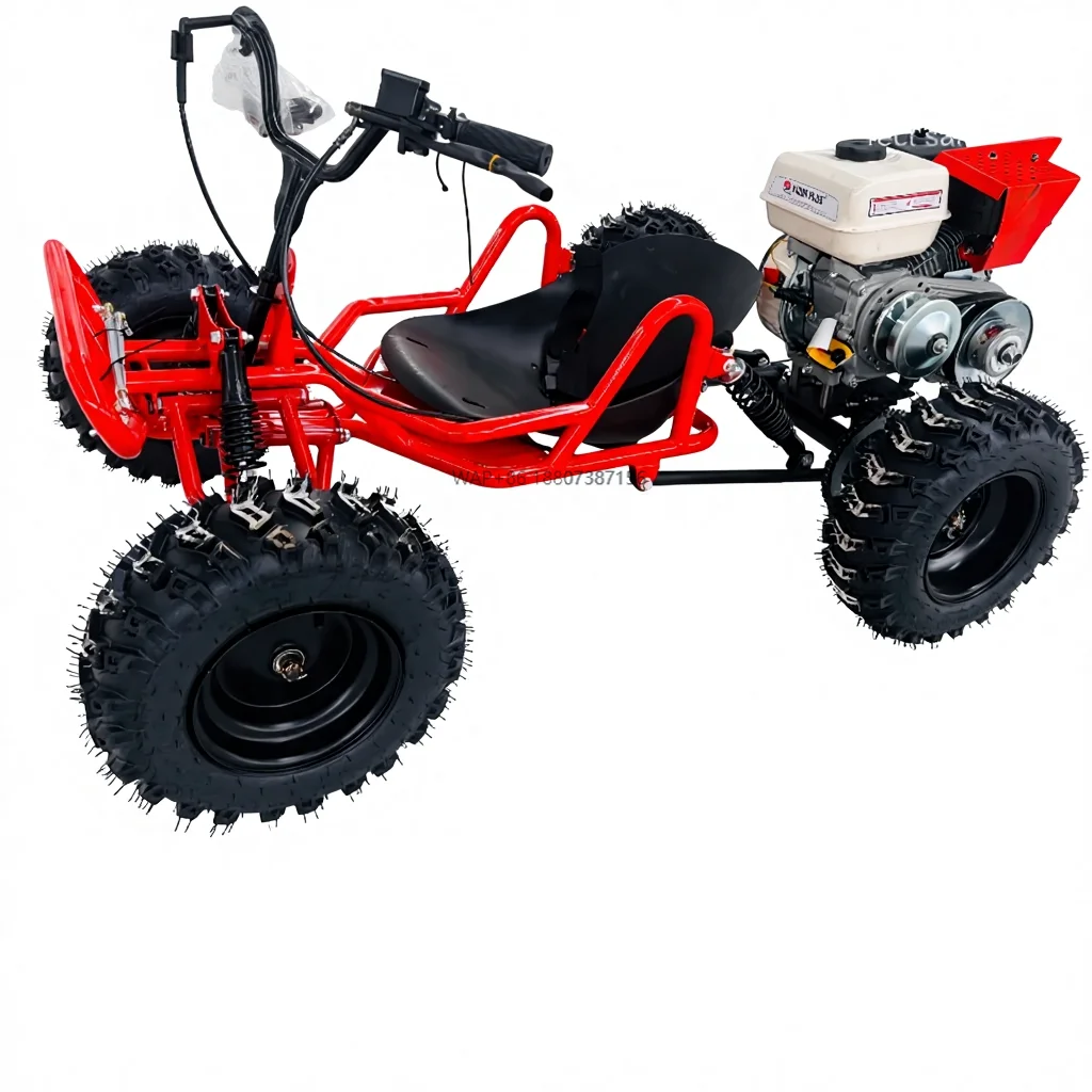

four-stroke all-terrain off-road go-kart, adult four-wheel beach drifter, load-bearing 150 kg, speed 2 m/s